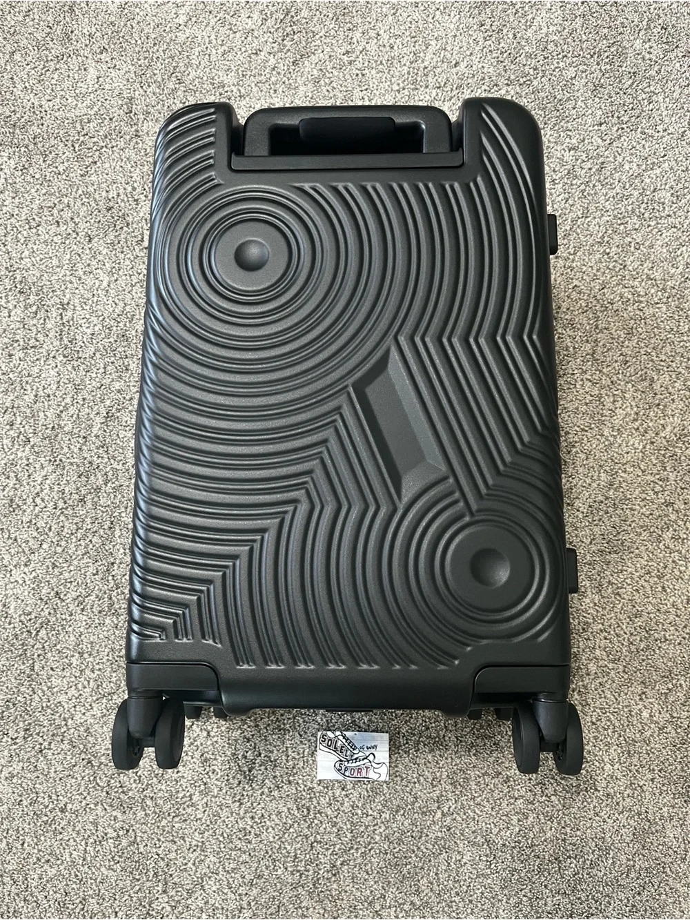 New Nike Air Force 1 22” Hardshell Carry-On Luggage Suitcase Black 52L TSA Lock